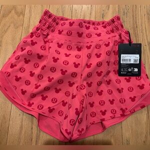 Lululemon x Disney hotty hot shorts size 2